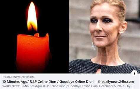 celine dion pass away 2022|Celine Dion deceased.